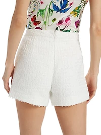 Ashton Bouclé Knit Shorts