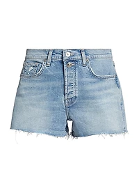 Monroe High-Rise Cut-Off Denim Shorts