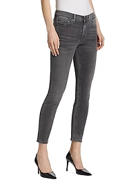 Mid-Rise Ankle Skinny Jeans