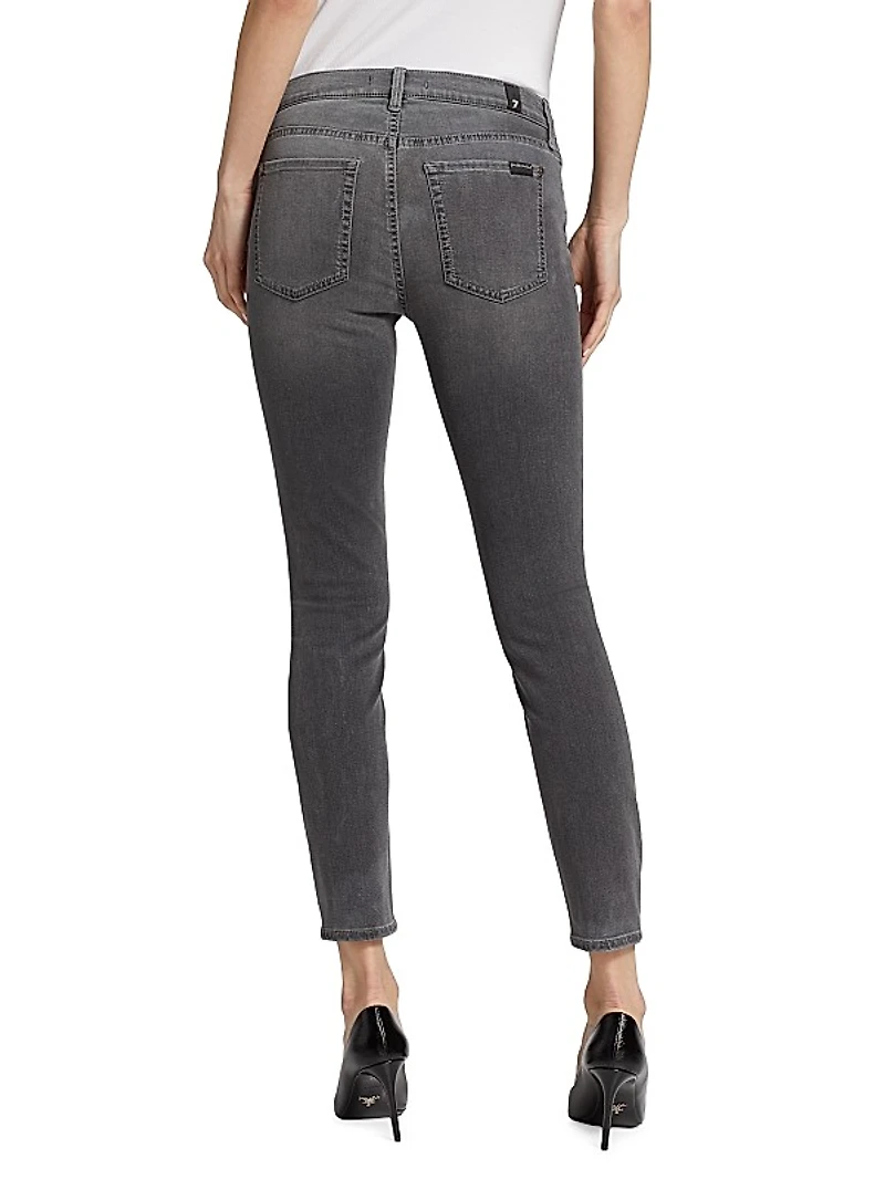 Mid-Rise Ankle Skinny Jeans