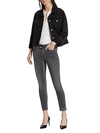 Mid-Rise Ankle Skinny Jeans