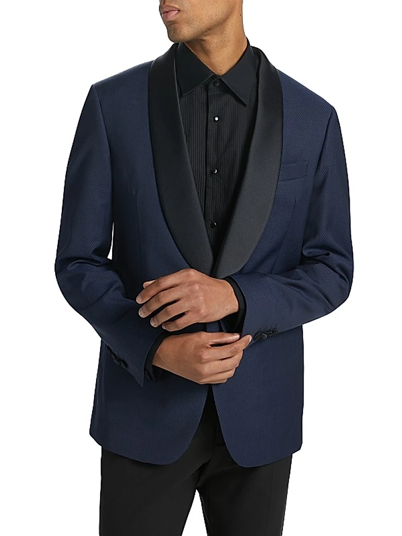 COLLECTION Wool One-Button Dinner Jacket