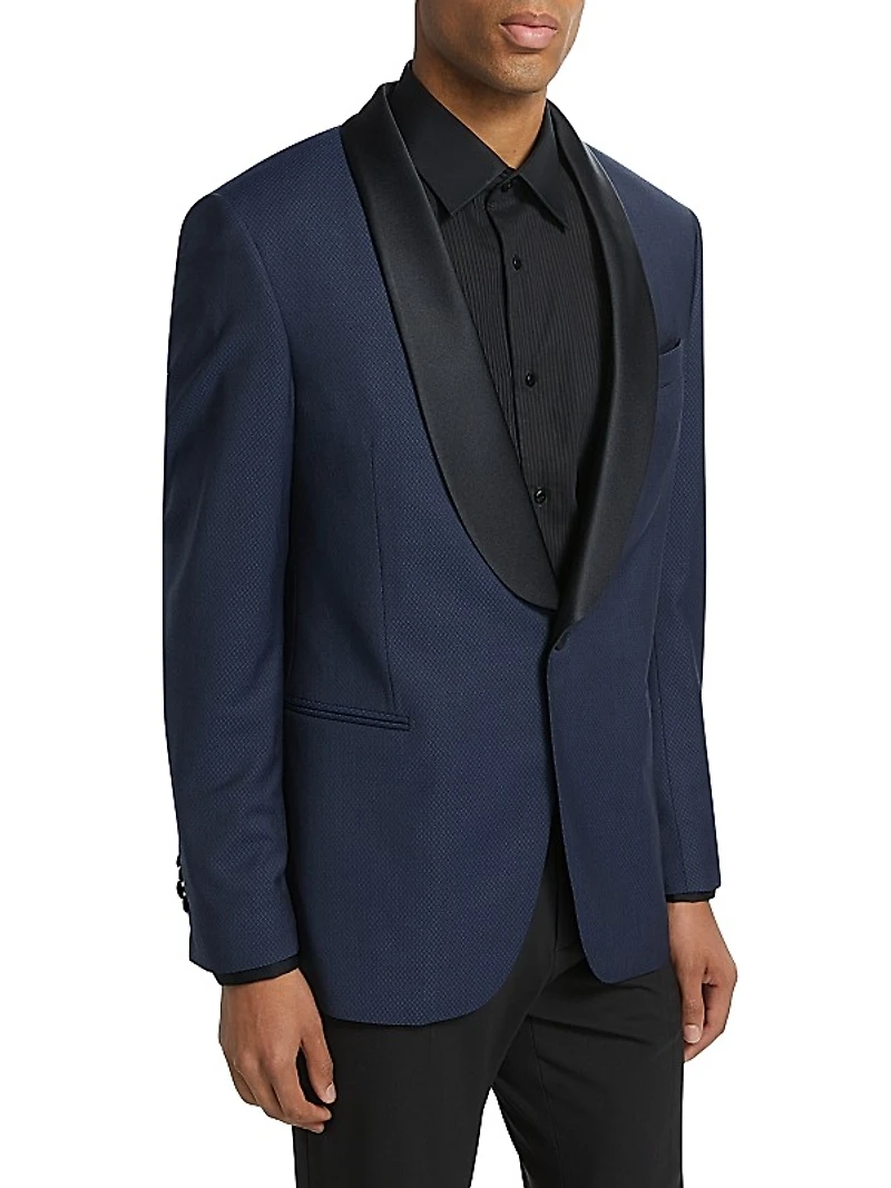COLLECTION Wool One-Button Dinner Jacket