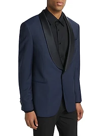 COLLECTION Wool One-Button Dinner Jacket