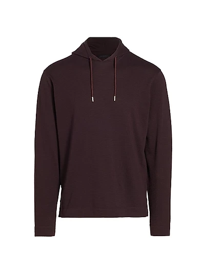 COLLECTION Texture Striped Hoodie