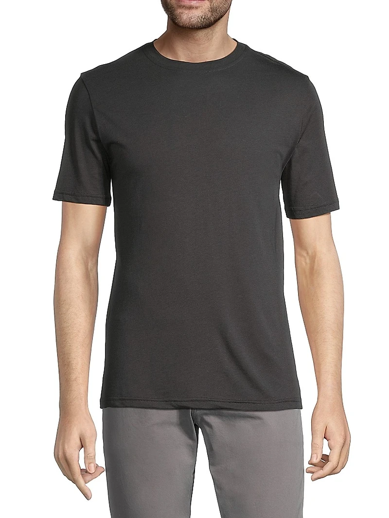 COLLECTION Cotton-Blend Crewneck T-Shirt