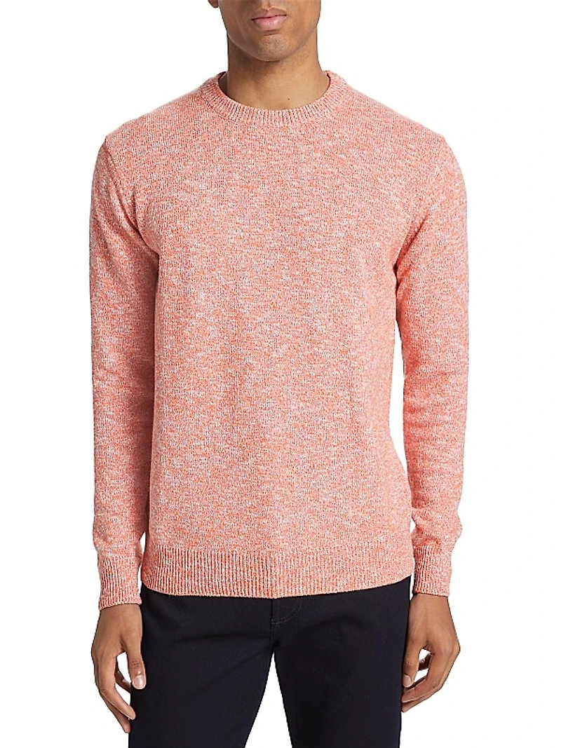 COLLECTION Cotton-Blend Crewneck Sweater