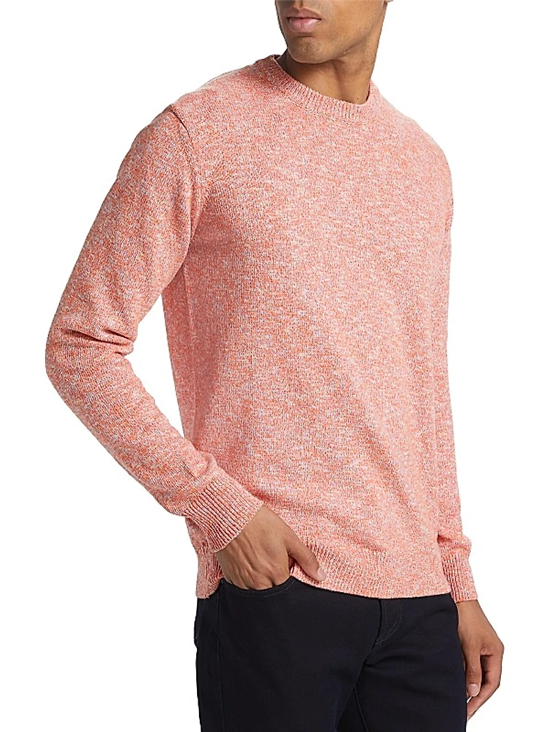 COLLECTION Cotton-Blend Crewneck Sweater
