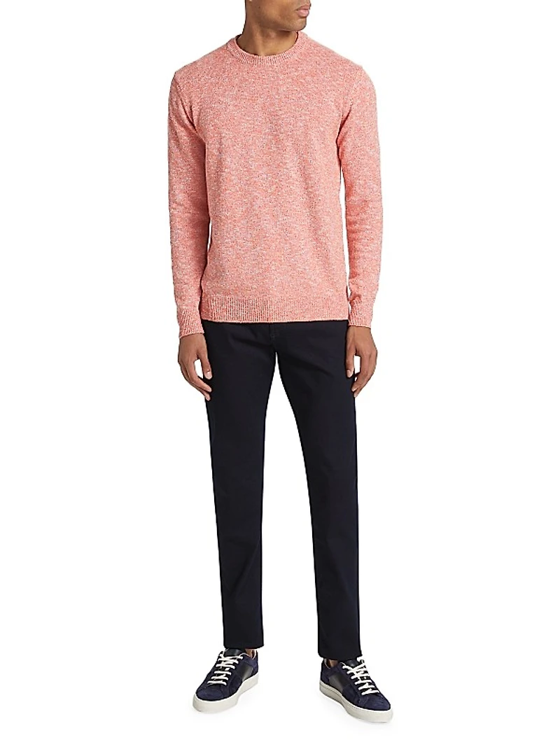 COLLECTION Cotton-Blend Crewneck Sweater