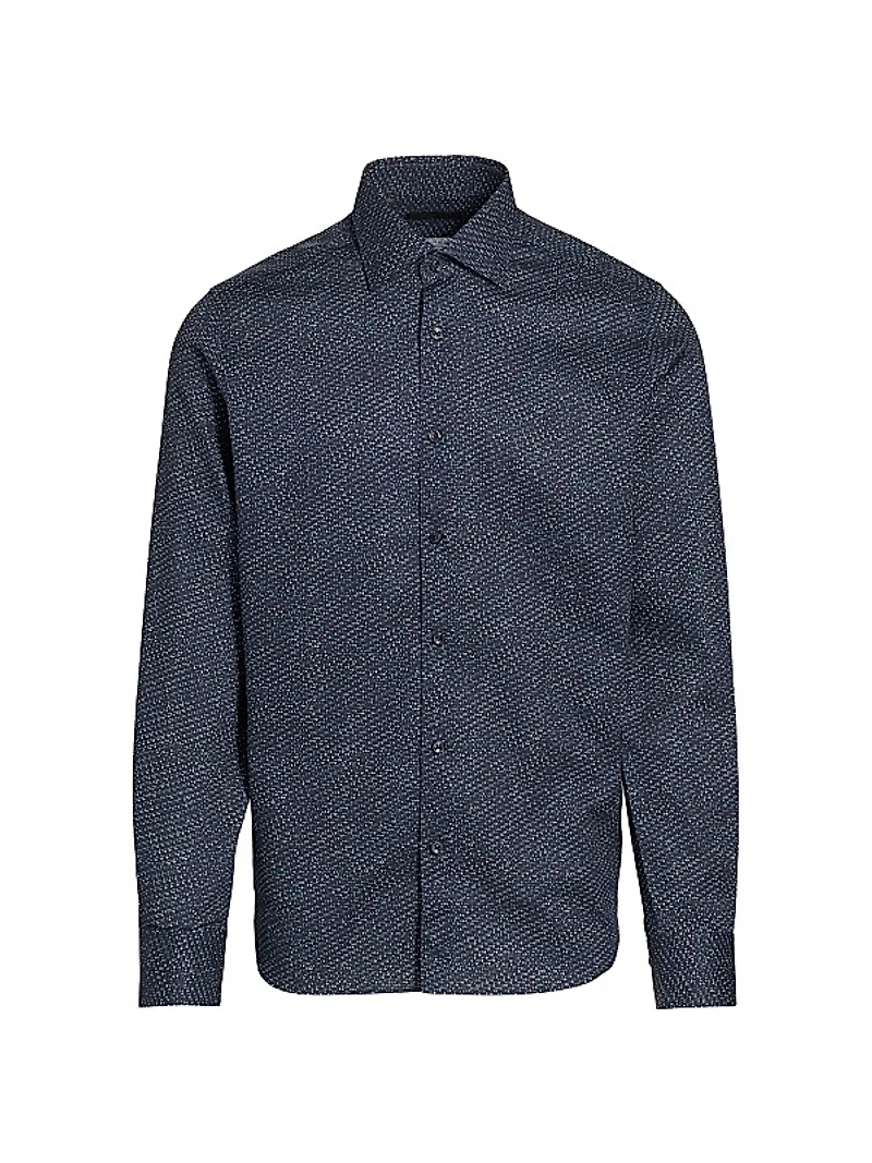 COLLECTION Triangle Button-Front Shirt
