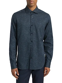 COLLECTION Triangle Button-Front Shirt