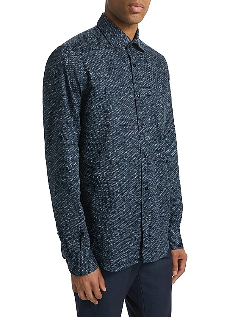 COLLECTION Triangle Button-Front Shirt