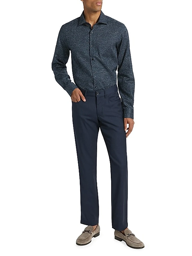 COLLECTION Triangle Button-Front Shirt