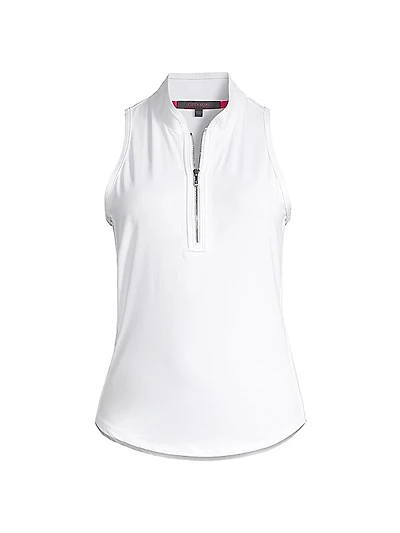 Vesta Sleeveless Half-Zip Top