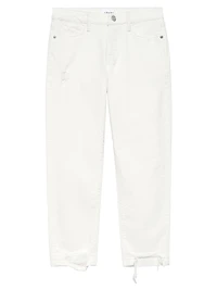 Le High Straight-Leg Cropped Jeans