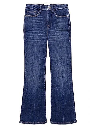 Le One Cropped Boot-Cut Jeans