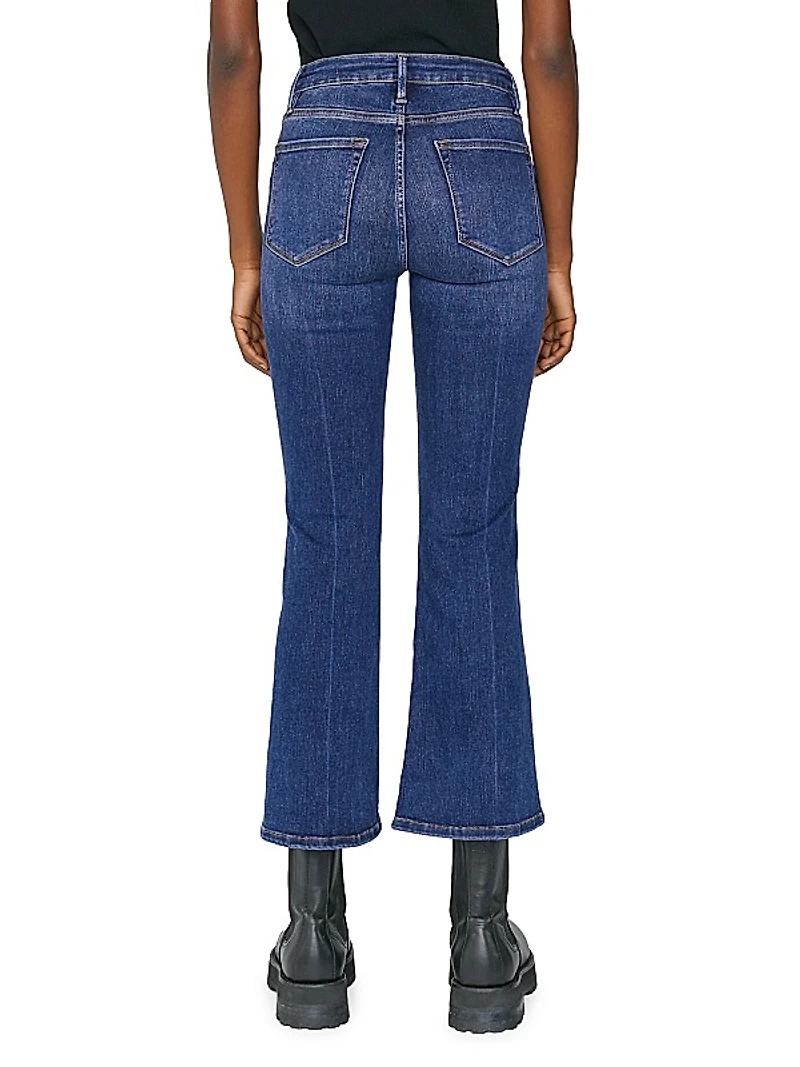 Le One Cropped Boot-Cut Jeans