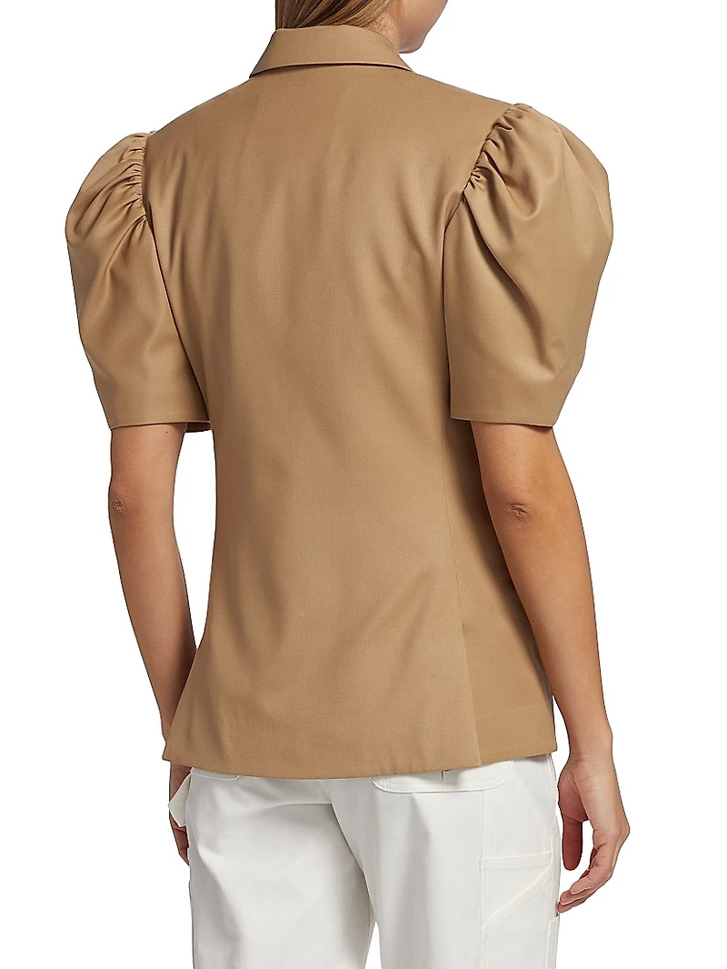 Claremont Puff-Sleeve Blazer