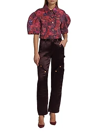 May High-Waisted Corset Pants