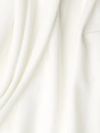 Draped One-Shoulder Knee-Length Dress