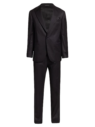 COLLECTION Tonal Sparkle Virgin Wool Single-Breasted Suit