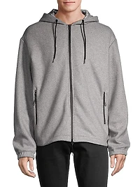 Slim-Fit Zip Hoodie