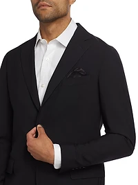 Slim-Fit Wool Single-Breasted Suit