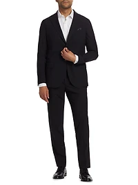 Slim-Fit Wool Single-Breasted Suit
