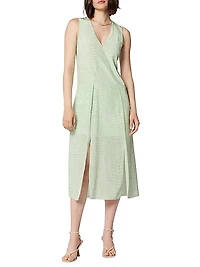 Alice Silk Crocodile Midi-Dress
