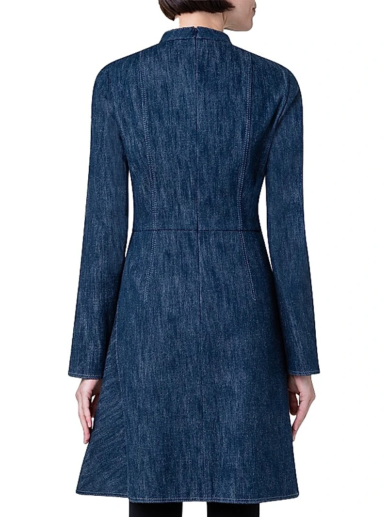 Denim A-Line Minidress