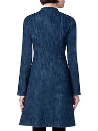 Denim A-Line Minidress
