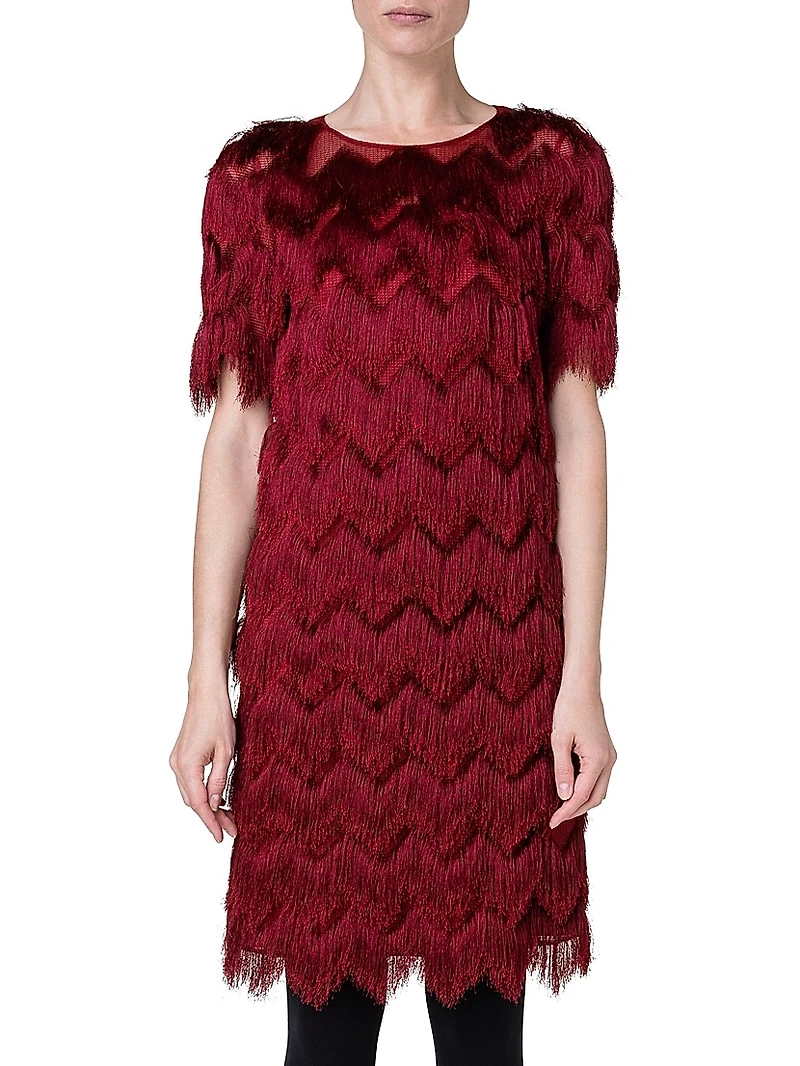 Layered Fringe Dress