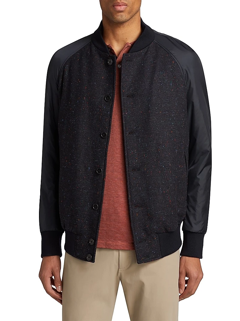 COLLECTION Nep Wool Bomber Jacket