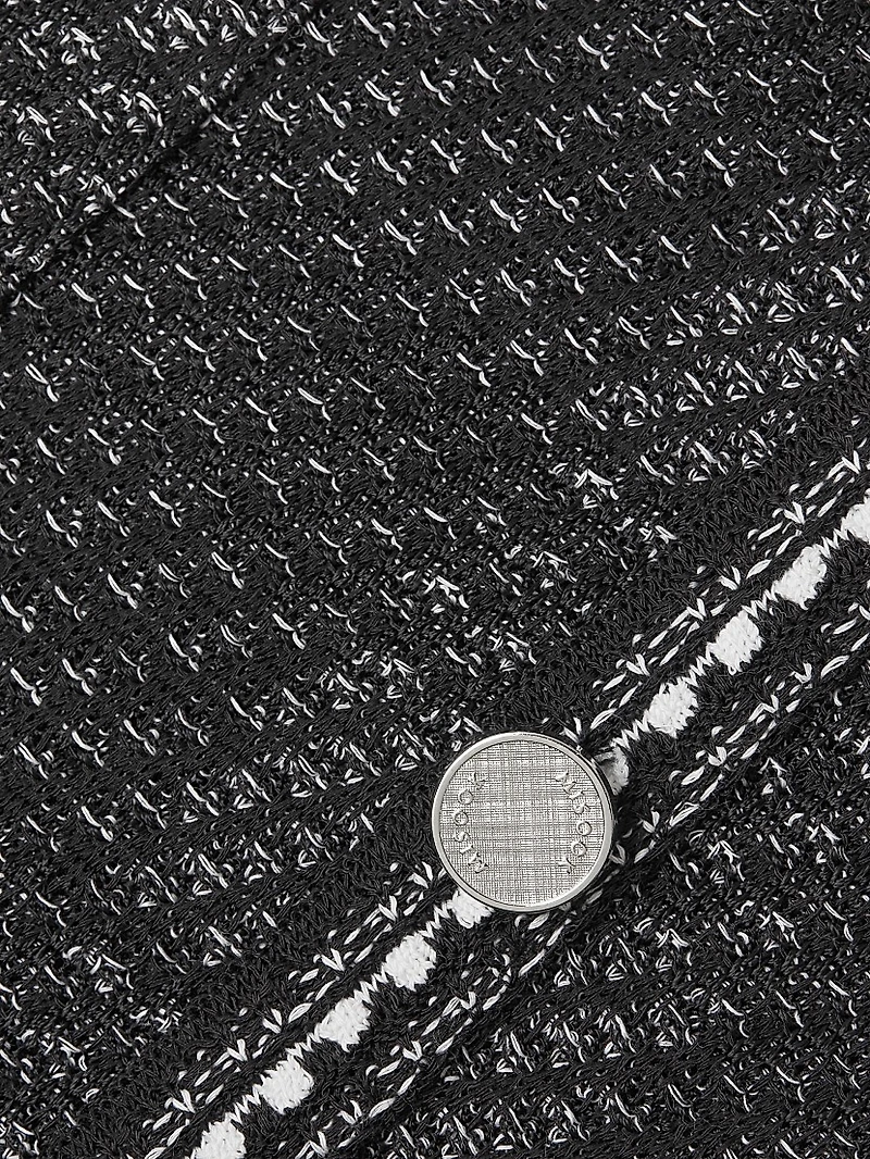 Plaid Tweed Modern-Fit Sheath Dress