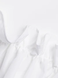 Ruffled Puff-Sleeve Minidress