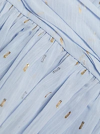 Goddess Clip-Dot Minidress