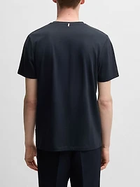 Slim-Fit Short-Sleeved T-Shirt Mercerized Cotton