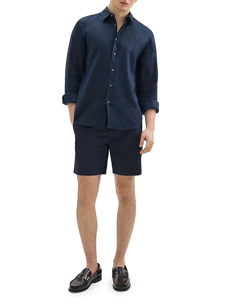 Irving Long-Sleeve Linen Shirt
