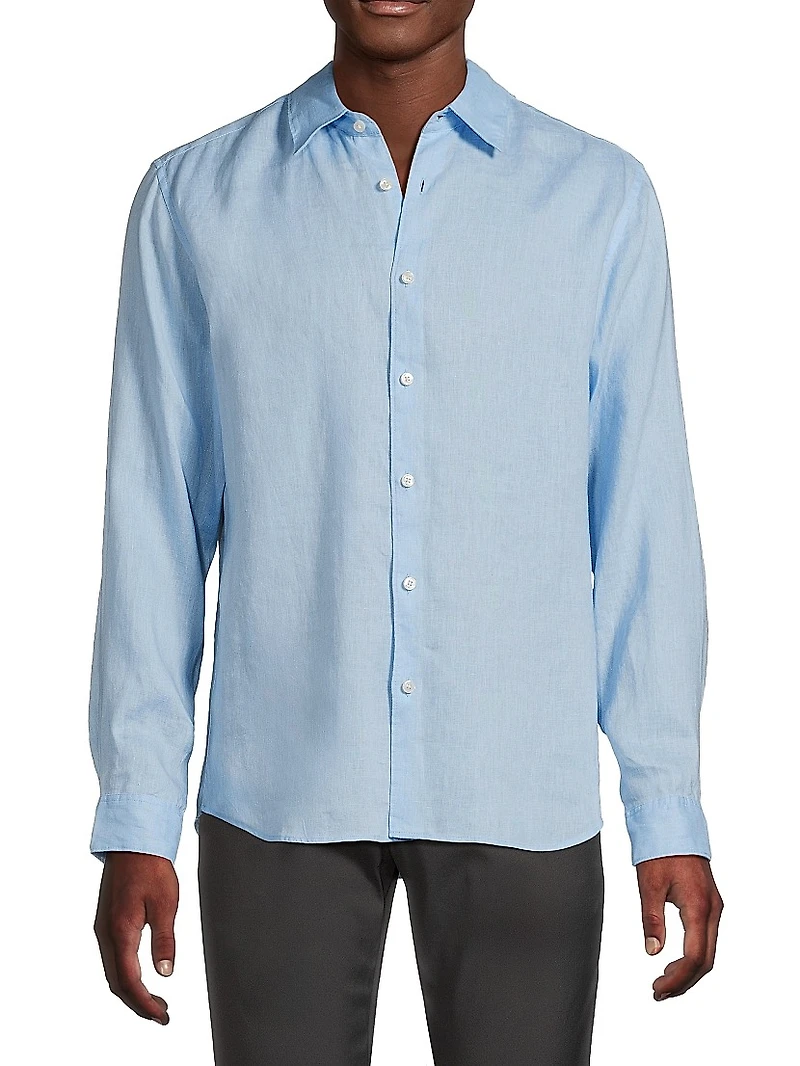 Irving Long-Sleeve Linen Shirt