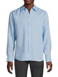 Irving Long-Sleeve Linen Shirt
