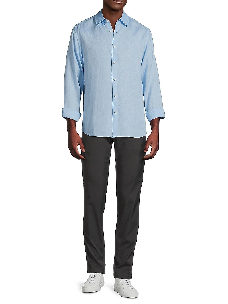 Irving Long-Sleeve Linen Shirt