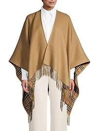 Reversible Wool Cape