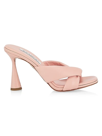 Amore 95MM Leather Mule Sandals