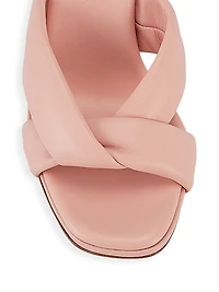 Amore 95MM Leather Mule Sandals