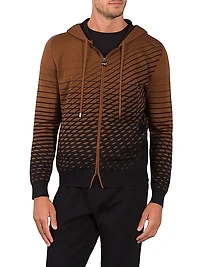 Knit Hooded Jogging Hoodie