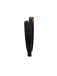 Opyum Double Wrap Bracelet in Leather and Metal