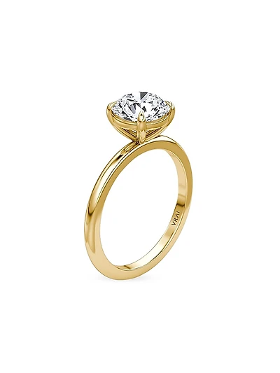 VRAI x Saks 18K Yellow Gold & Lab-Grown Diamond Solitaire Engagement Ring/1.00-2.00 TCW
