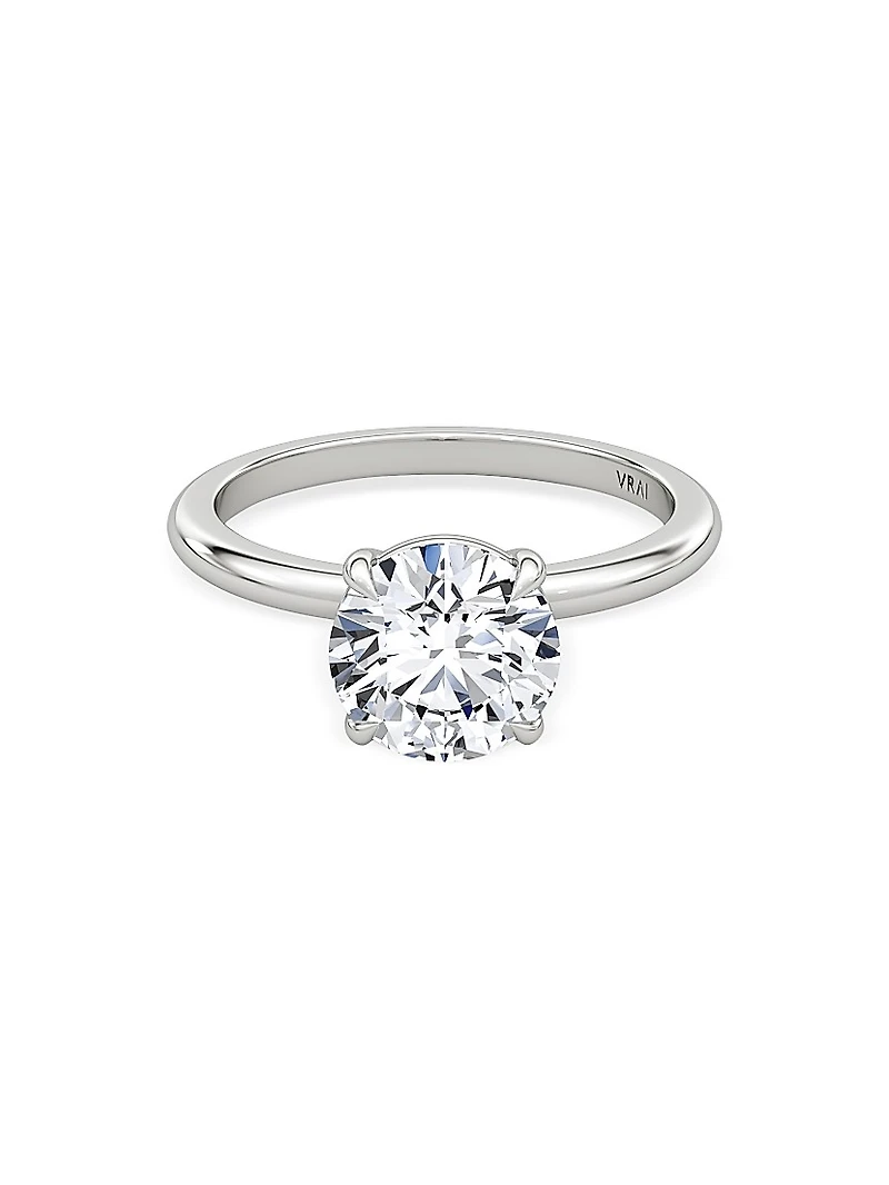 VRAI x Saks Platinum & Lab-Grown Diamond Solitaire Engagement Ring/1.00-2.00 TCW