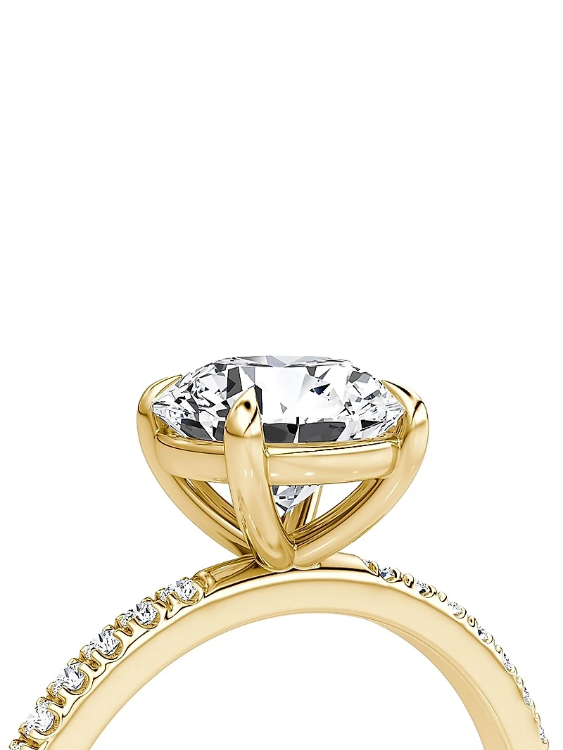 VRAI x Saks 18K Yellow Gold & Lab-Grown Diamond Solitaire Engagement Ring/1.17-2.17 TCW