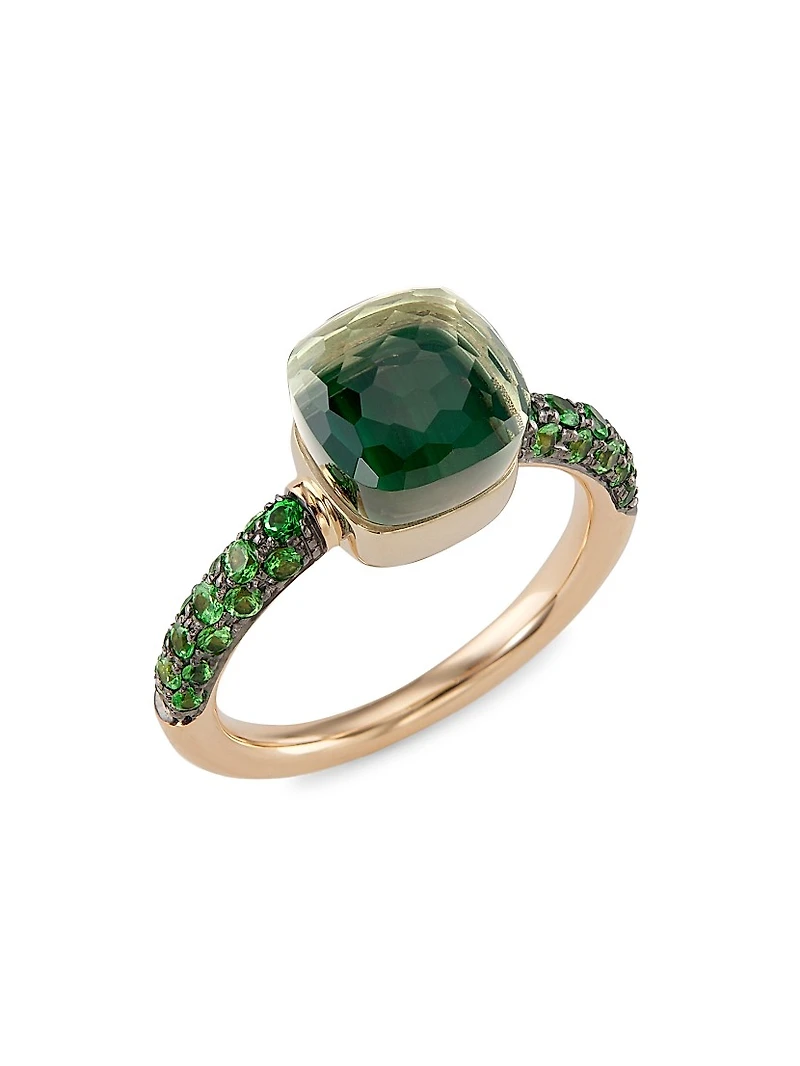 Nudo Petit Two-Tone 18K Gold & Multi-Gemstone Ring